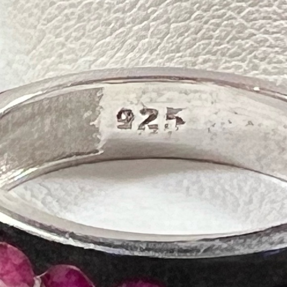 Sterling Silver Ruby Stackable Band | Burton Ruby 5-Stone Sterling Silver Ring
